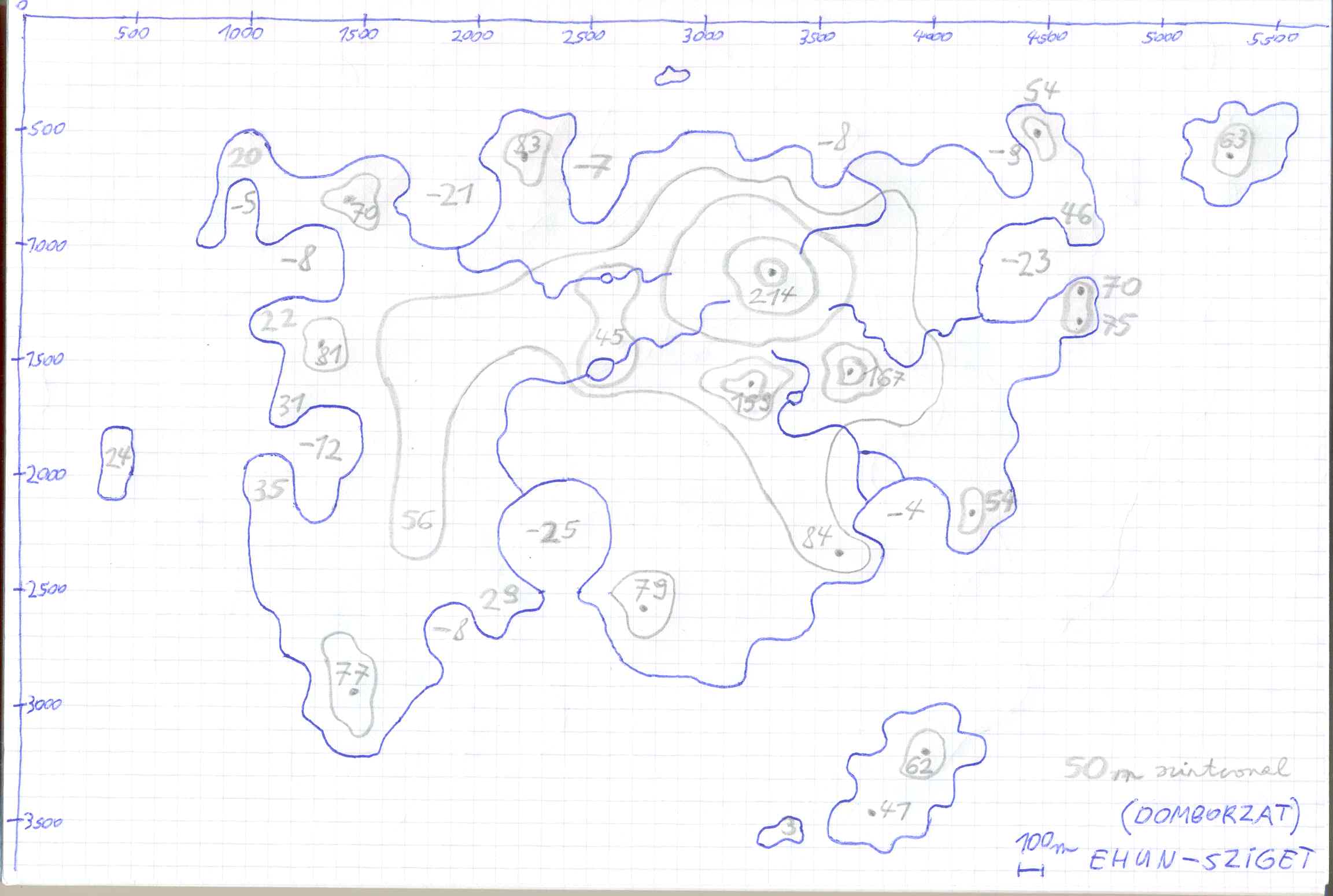 Az Ehun-sziget térképe 1.