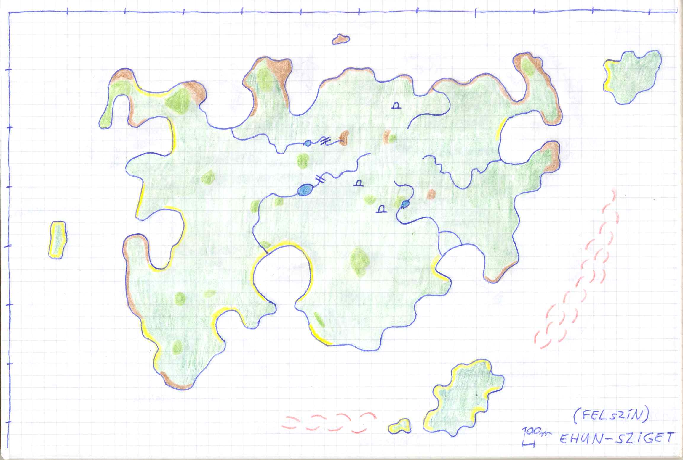 Az Ehun-sziget térképe 2.
